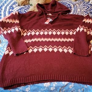 Plus size tunic sweater